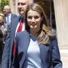 La princesse Letizia d'Espagne à Oviedo le 4 juin 2013 pour la remise des prix de la solidarité ONCE Asturies.