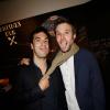 Alex Goude et Gregory Cuilleron à la soirée d'inauguration du Bar à Tartines Philadelphia, à Paris, le 4 juin 2013