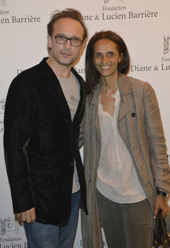 Vincent Perez et Karine Silla lors de l'avant-première du film Les Petits Princes précédée de la remise du Prix Lucien Barrière au Publicis à Paris, le 5 juin 2013.