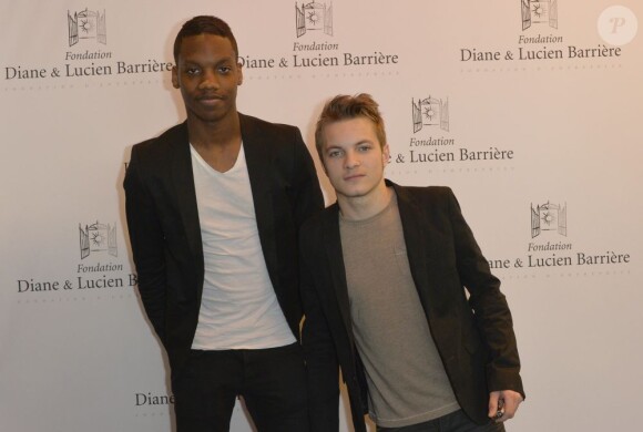 Ahmed et Paul Bartel à l'avant-première du film Les Petits Princes précédée de la remise du Prix Lucien Barrière au Publicis à Paris, le 5 juin 2013.