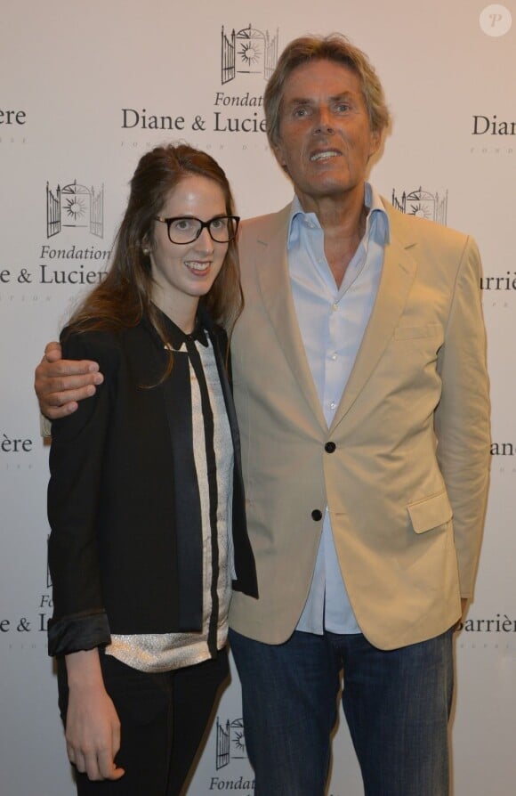 Dominique Desseigne et sa fille Joy à l'avant-première du film Les Petits Princes précédée de la remise du Prix Lucien Barrière au Publicis à Paris, le 5 juin 2013.