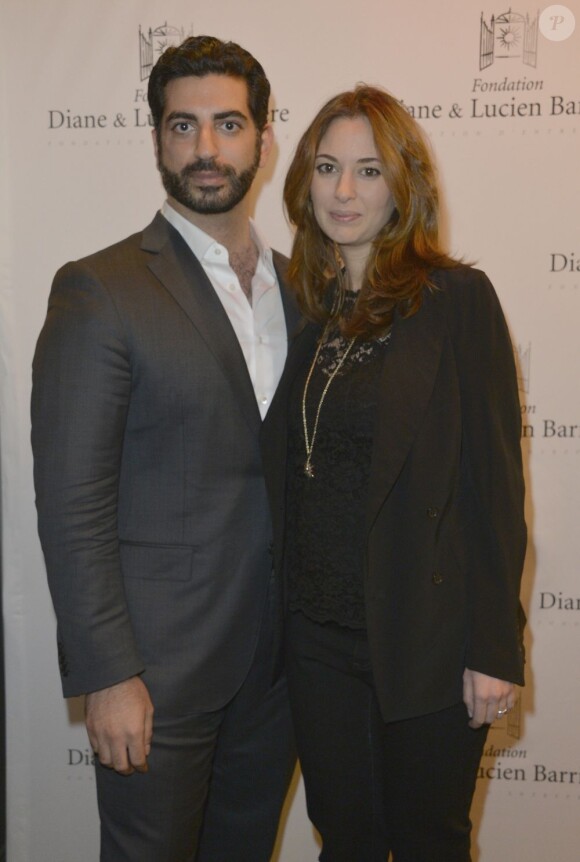 Fahed Hariri et Maya Hariri à l'avant-première du film Les Petits Princes précédée de la remise du Prix Lucien Barrière au Publicis à Paris, le 5 juin 2013.
