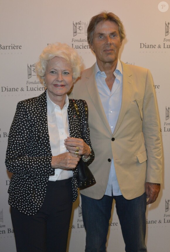 Anne d'Ornano et Dominique Desseigne à l'avant-première du film Les Petits Princes précédée de la remise du Prix Lucien Barrière au Publicis à Paris, le 5 juin 2013.