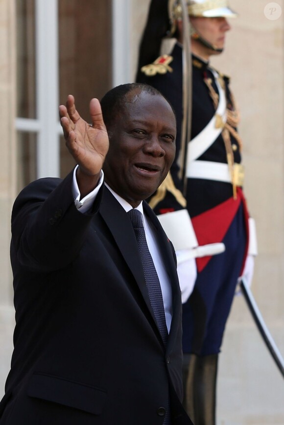 Alassane Ouattara à l'Elysée le 5 juin 2013.