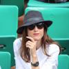Elsa Zylberstein à Roland-Garros lors du 12e jour des Internationaux de France le 6 juin 2013