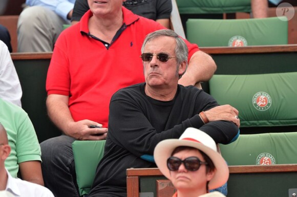 Dominique Chapatte à Roland-Garros lors du 12e jour des Internationaux de France le 6 juin 2013