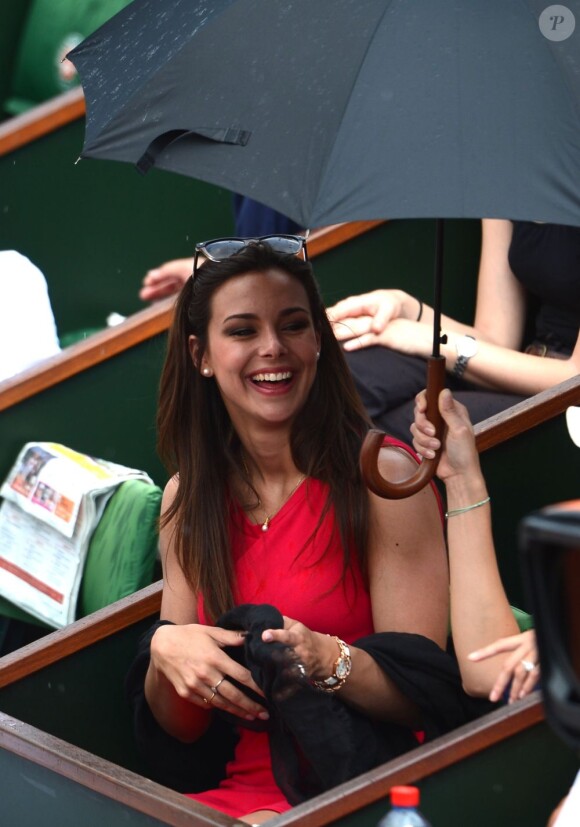 Marine Lorphelin à Roland-Garros lors du 12e jour des Internationaux de France le 6 juin 2013