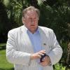 Le comédien francais Gérard Depardieu participe à la conférence de presse le 6 juin 2013 au Musée Massena à Nice, le 6 juin 2013, présentant la programmation du 1er Festival du Cinéma russe à Nice