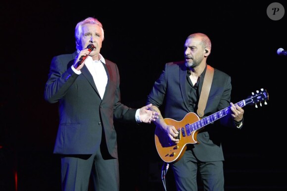 Michel Sardou en concert à l'Olympia a Paris le 7 juin 2013.