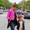 Jessica Alba va chercher sa fille Honor qui a 5 ans ! Le 7 juin 2013