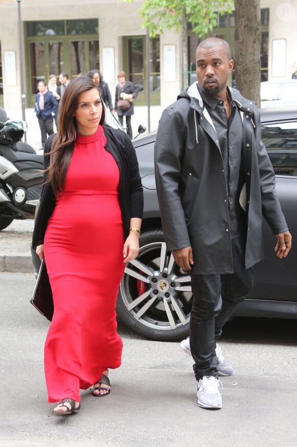 AKanye West et Kim Kardashian à Paris fin avril 2013