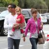 Jessica Alba, son mari Cash Warren et leur fille Haven vont voir le spectacle de danse de Honor à Los Angeles, le 9 Juin 2013. La famille est ensuite allée au restaurant.