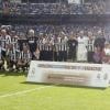 Match caritiatif entre les anciennes gloires du Real Madrid et celles de la Juventus Turin à Madrid le 9 juin 2013.