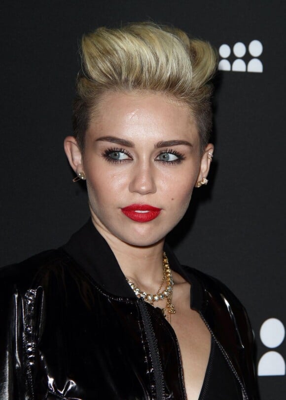 Miley Cyrus à la soirée MySpace à Los Angeles, le 12 juin 2013.