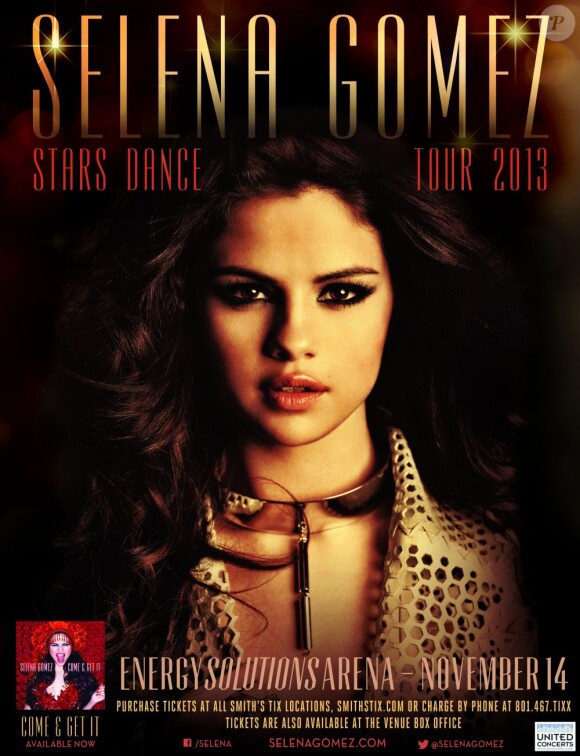Selena Gomez sera en tournée mondiale avec le Star Dance Tour 2013.