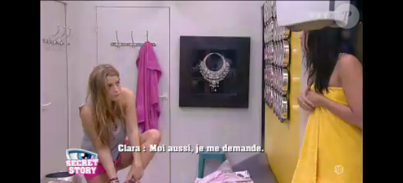 Clara et Emilie dans la quotidienne de Secret Story 7, vendredi 14 juin 2013 sur TF1