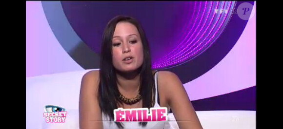 Emilie dans la quotidienne de Secret Story 7, vendredi 14 juin 2013 sur TF1
