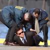 Leonardo DiCaprio arrêté sur le tournage de The Wolf of Wall Street.
