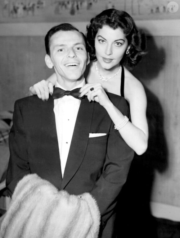 Frank Sinatra et sa femme Ava Gardner en 1951.