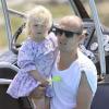 Arjen Robben en vacances sur l'île de Formentera le 17 juin 2013 avec sa fille Lynn