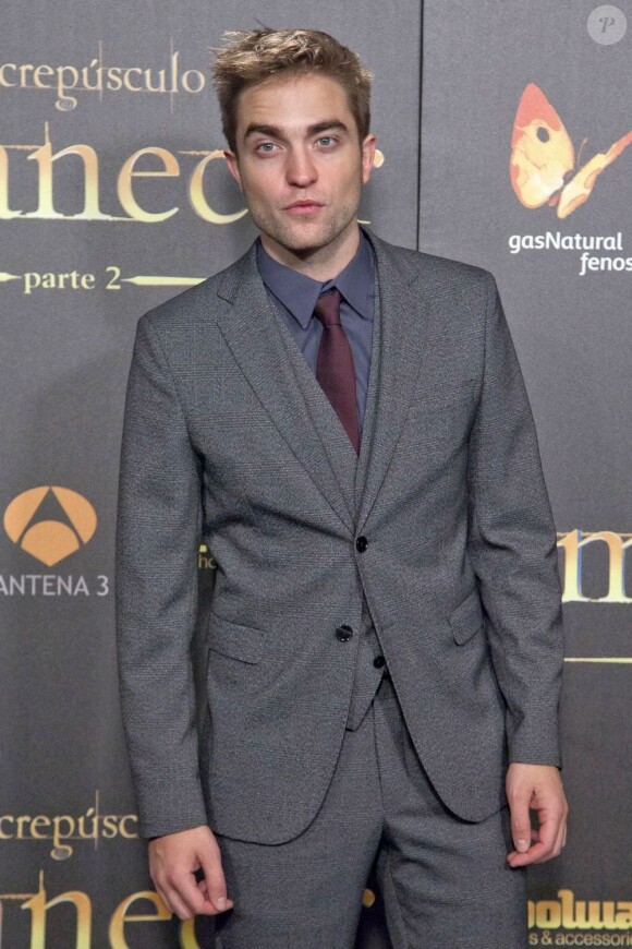 Robert Pattinson à Madrid, le 15 novembre 2012.