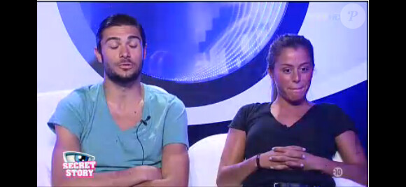 Julien et Anaïs dans la quotidienne de Secret Story 7, mercredi 19 juin 2013 sur TF1
