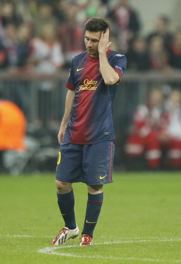 Lionel Messi à Munich, le 23 avril 2013.