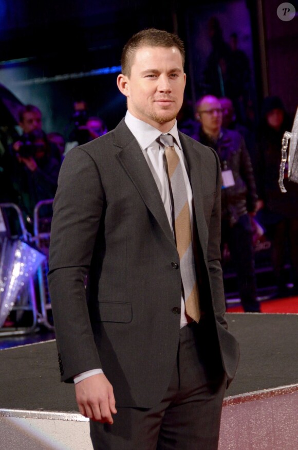 Channing Tatum à lavant-première de G.I. Joe : Conspiration à Londres, le 18 mars 2013.