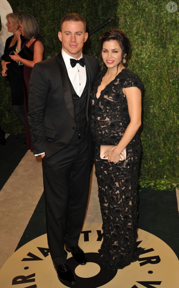 Channing Tatum et Jenna Dewan aux Golden Globes, le 24 février 2013.