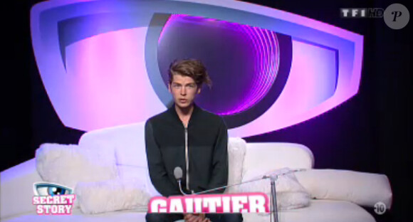 Gautier dans la quotidienne de Secret Story 7 sur TF1 le jeudi 20 juin 2013