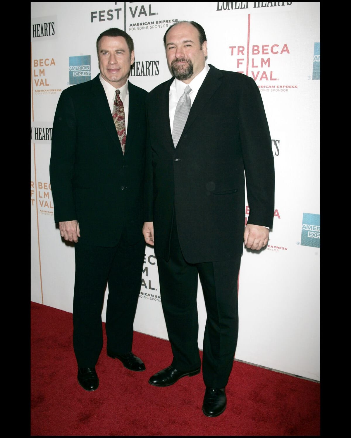 Vidéo John travolta et James Gandolfini lors de la première de Lonely