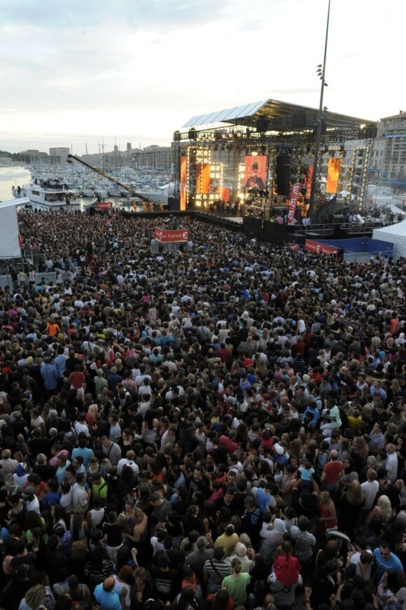 Fête de la musique sur France 2 et en direct de Marseille le 21 juin 2013.