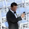 Exclusif - Romain Zago prend sa femme Joanna Krupa en photo lors de leur mariage à l'hôtel Park Hyatt Aviara. Carlsbad, le 13 juin 2013.