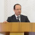 François Hollande et Tamim Ben Hamad Al Thani, émir héritier du Qatar, à Doha le 23 juin 2013.