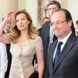 François Hollande et Valérie Trierweiler à Doha le 23 juin 2013.
