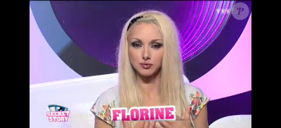 Florine dans la quotidienne de Secret Story 7 le lundi 24 juin 2013 sur TF1