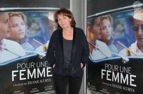 La réalisatrice Diane Kurys à la première du film Pour une Femme au cinéma Publicis des Champs-Elysées à Paris le 24 juin 2013.