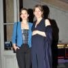 Maud Fontenoy, enceinte, recevait Marion Cotillard lors de son gala annuel en l'honneur de sa fondation, à Paris le mardi 9 avril 2013.