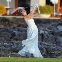 Anna Rawson : Partie de golf en plein mariage pour la sublime joueuse