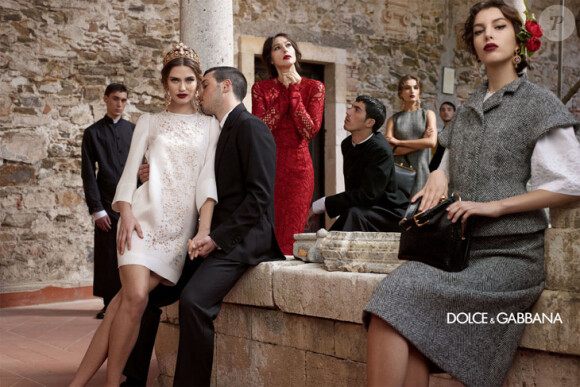 Campagne automne-hiver 2013 de Dolce & Gabbana. Photo par Domenico Dolce.