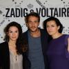 Barbara Cabrita, Ruben Alves, Jacqueline Corado à la soirée Zadig & Voltaire à Paris le 1er juillet 2013