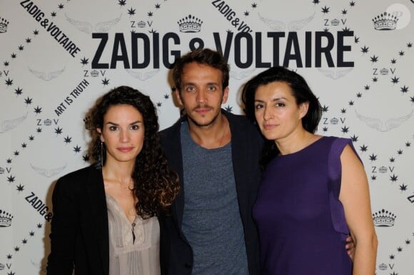 Barbara Cabrita, Ruben Alves, Jacqueline Corado à la soirée Zadig & Voltaire à Paris le 1er juillet 2013