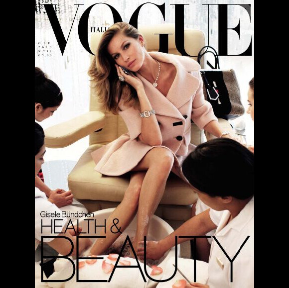 Gisele Bündchen photographiée par Steven Meisel pour le numéro de juin 2013 du magazine Vogue Italia.