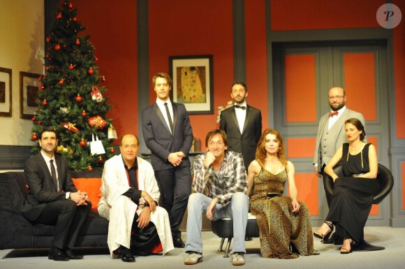 Pierre Palmade pour la pièce de théâtre "13 à la table" revisitée et mise en scène par Pierre Palmade au Théâtre Saint-Georges à Paris, le 11 juin 2012.