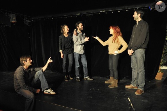 L'Atelier de Pierre Palmade au théâtre La Gaîté Montparnasse, à Paris le 16 janvier 2012.
