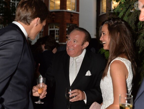 Pippa Middleton et Andrew Neil - Soirée d'été du magazine The Spectator. A Londres le 3 juillet 2013.