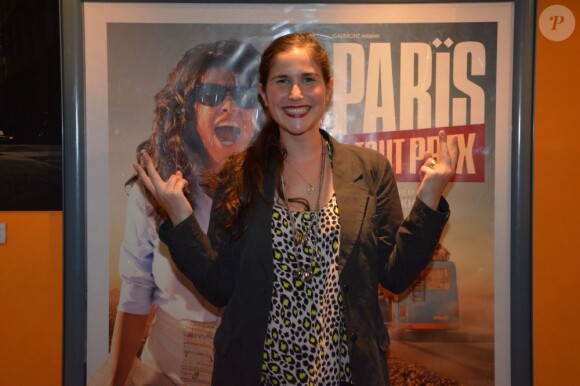 Joséphine Drai lors de l'avant-première du film Paris à tout prix à Boulogne le 3 juillet 2013