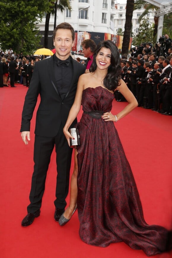 Stéphane Rousseau et sa compagne Reem Kherici au Festival de Cannes le 16 mai 2013