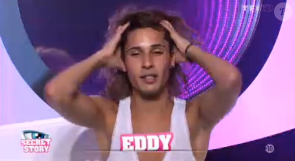 Eddy dans la quotidienne de Secret Story 7 sur TF1 le vendredi 5 juillet 2013