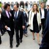 François Hollande et Valérie Trierweiler lors d'un voyage officiel en Tunisie le vendredi 5 juillet 2013.